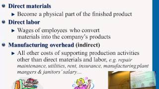 Inventoriable Product Costs