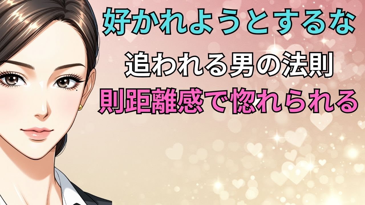 惚れられる男は、女性に好かれようとしない【モテる男の駆け引き】