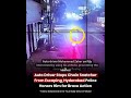 A heroic moment from Hyderabad is going viral after auto-rickshaw driver  #news #hyderabad #india