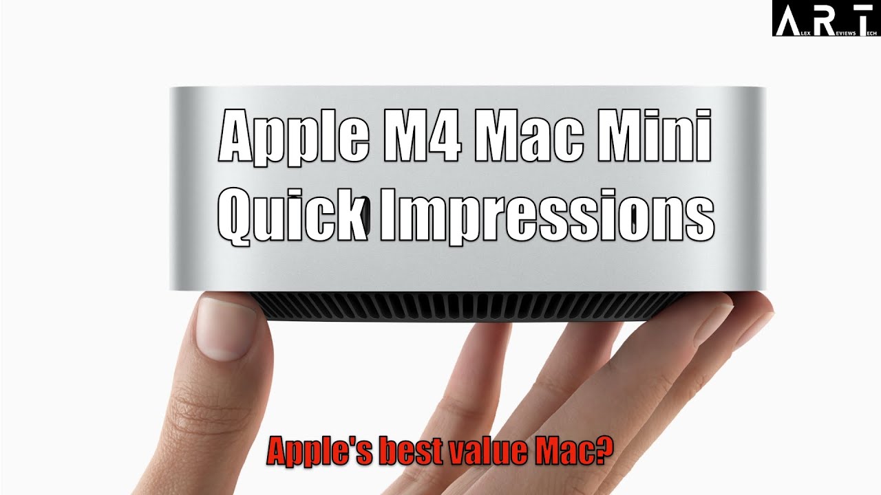Apple Mac Mini M4 Quick Impressions: Apple’s Best Value Mac? - YouTube