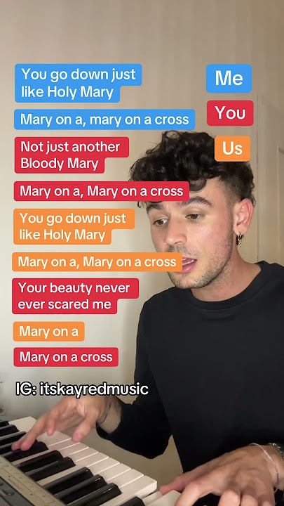 Let’s sing Mary On a Cross🖤 by Ghost