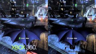 Take a look at this ps3 vs xbox 360 batman: arkham city gameplay
video. which one is better? does it matter? who's batman? do you have
your pre-order yet?