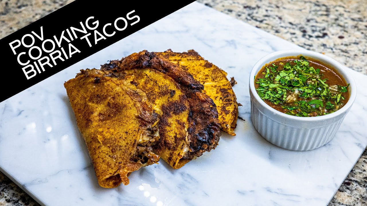 POV Cooking Joshua Weissman's Birria Tacos First Person Cooking YouTube