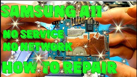 Samsung Galaxy A11 ( A115F ) No service No network How to repair !! 👍👍