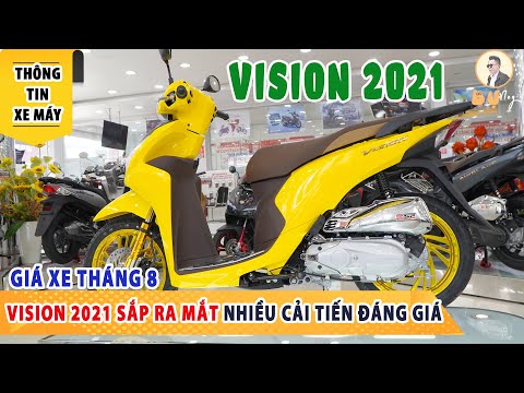 Xe Vision Màu Vàng - 12/12 VISION 2021 RA MẮT NHIỀU CẢI TIẾN ĐÁNG GIÁ | NÂNG CẤP ĐỘNG CƠ 125cc |GIÁ XE VISION THÁNG 12