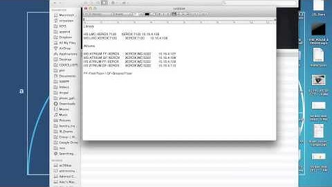 Adding a Xerox Printer to your Macbook