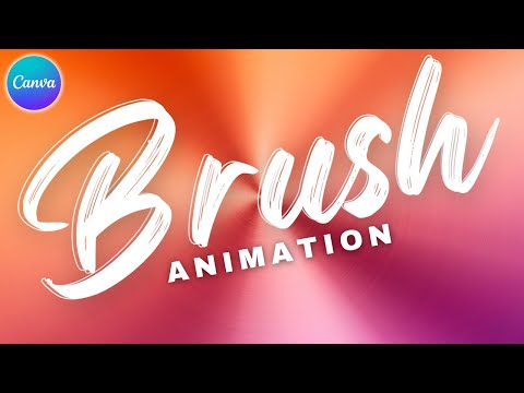 How to Create Brush Stroke Text Animation in Canva (Easy Tutorial!)