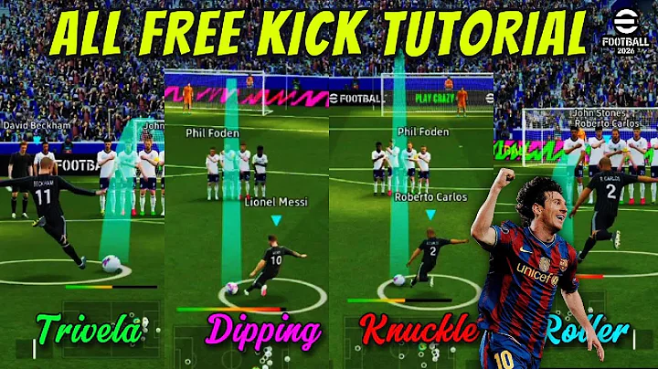 All 7 Types of Free Kick Tutorial ~ eFootball 2026 ✨