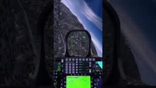 F-22 low level terrain run #aviation #shorts #shortsvideo #shortsfeed #america #p3dv4 #viral #games