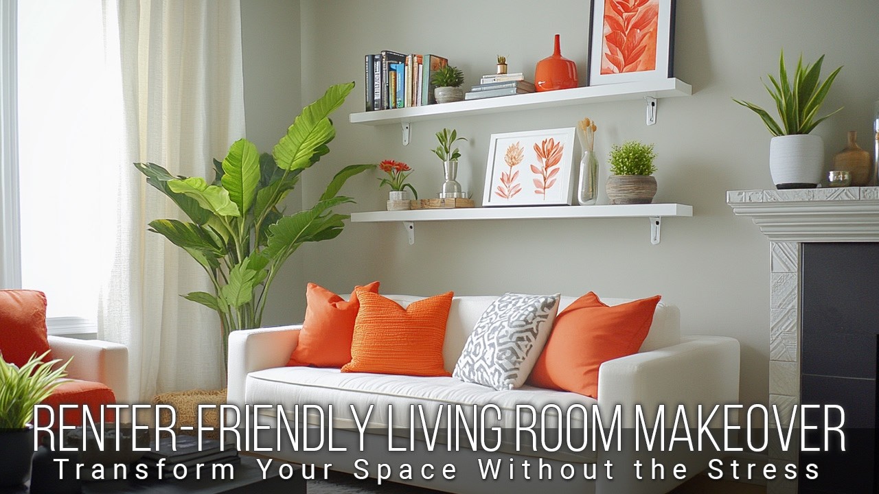 Renter-Friendly Living Room Makeover: Transform Your Space Without the ...