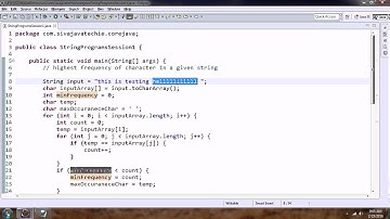 Core Java Tutorial - String Programs in java - Session2