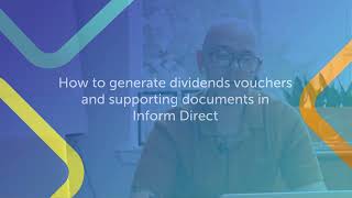 How to Generate Dividends Vouchers and Supporting Documents in Inform Direct