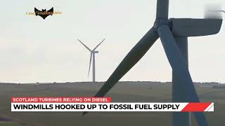 Windräder Werden Mit Diesel Betrieben