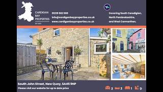 Property For Sale Stunning Views, 2 Bedroom Mews, New Quay, Cardigan Bay