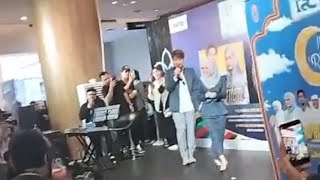 Lesti kejora dan Rizky billar Nyanyi Meet and greet di Icon mall Palembang