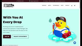 Website Design Tour Ottagan Plumbing