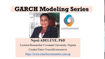 Basics of GARCH Modeling    #garch #garchmodeling #financialeconometrics #garch-m #tgarch #egarch