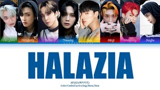 ATEEZ (에이티즈) HALAZIA Lyrics (Color Coded Lyrics)