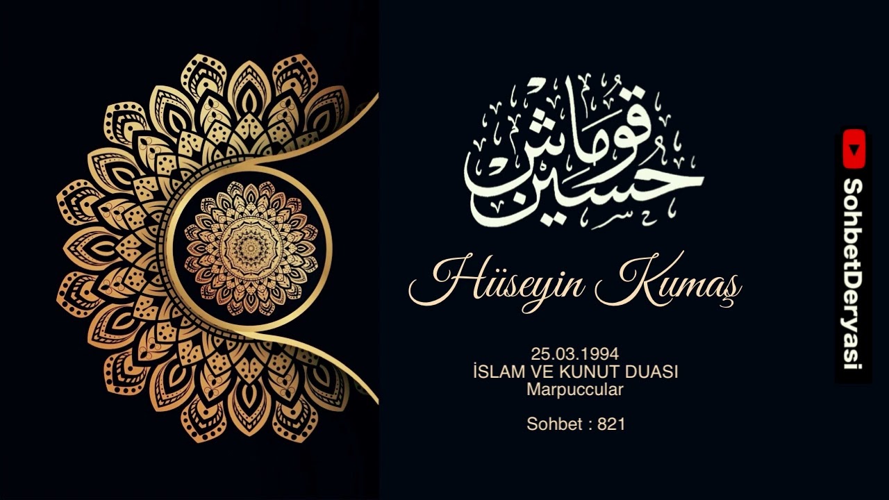 0821  1994 03 25 islam ve kunut duası marpuccular - hüseyin kumaş