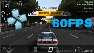gran turismo ppsspp . psp emulator v1.5.4 . 60 FPS