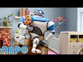 🤖 El Robot ARPO y el bebé ¡NUEVO! Silla caótica  👶 Caricaturas y dibujos animados