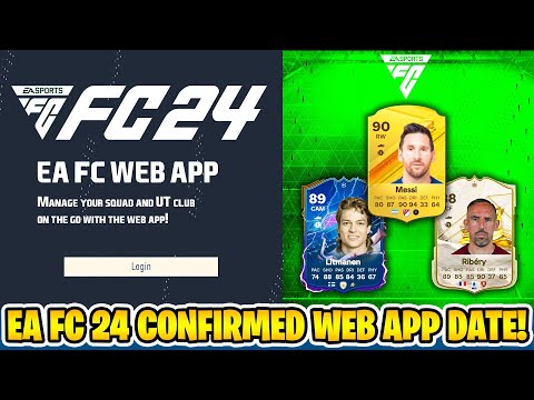 EA FC 24 CONFIRMED WEB APP DATE!😱 