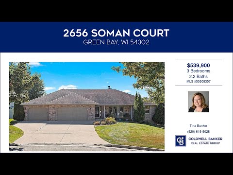 2656 SOMAN Court, Green Bay, WI home video tour