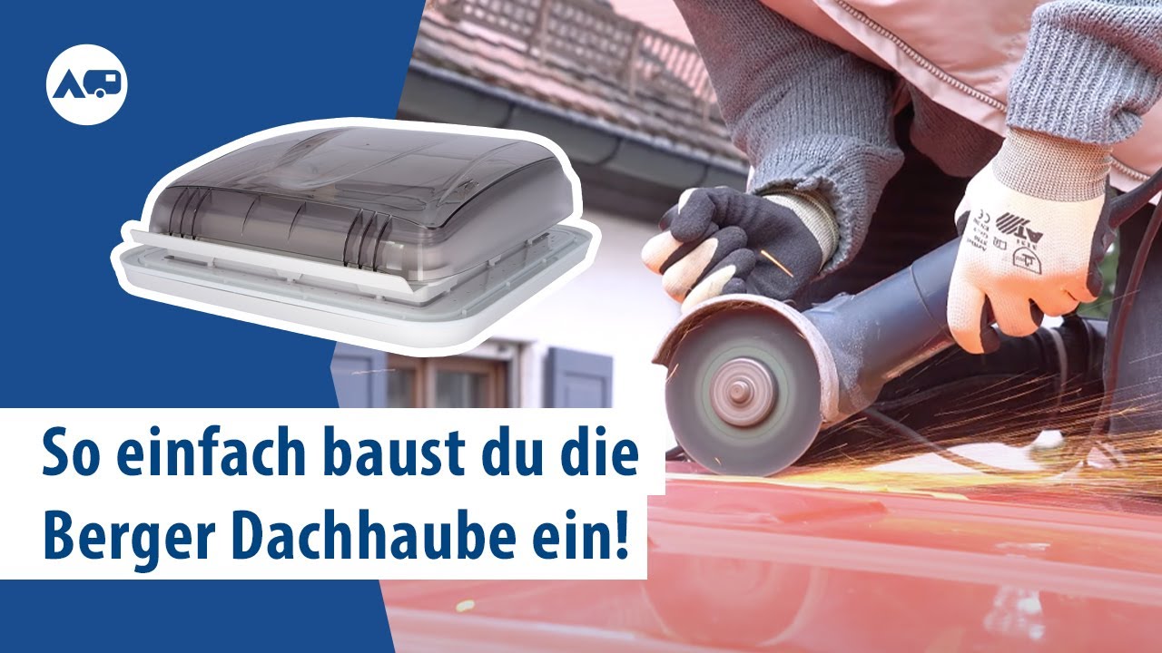 Berger Dachhaube 40 x 40 Einbau