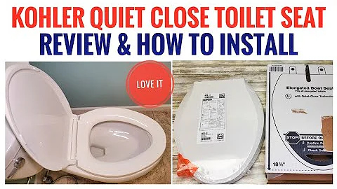 HOW TO INSTALL KOHLER TOILET SEAT Quiet Close