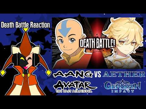 NamelessTomb Reacts to Aang VS Traveler DEATH BATTLE! (Avatar the Last Airbender vs Genshin impact)