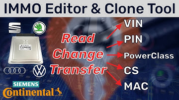 Continental Simos PCR2.1 Immo Editor ECU Clone Tool Transfer Extract Edit VIN PIN CS MAC POWERCLASS
