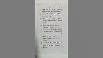 MCS-014 |2022| QUESTION PAPER #bca #question #bcaquestionpaper #exam