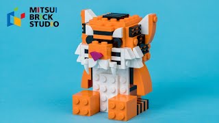 How to Build a Tiger with LEGO Bricks by 三井ブリックスタジオ / プロビルダー 1,477 views 2 years ago 6 minutes, 26 seconds