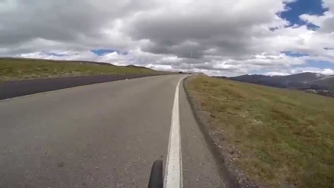 Trail Ridge Road Descent on a Road Bike YouTube