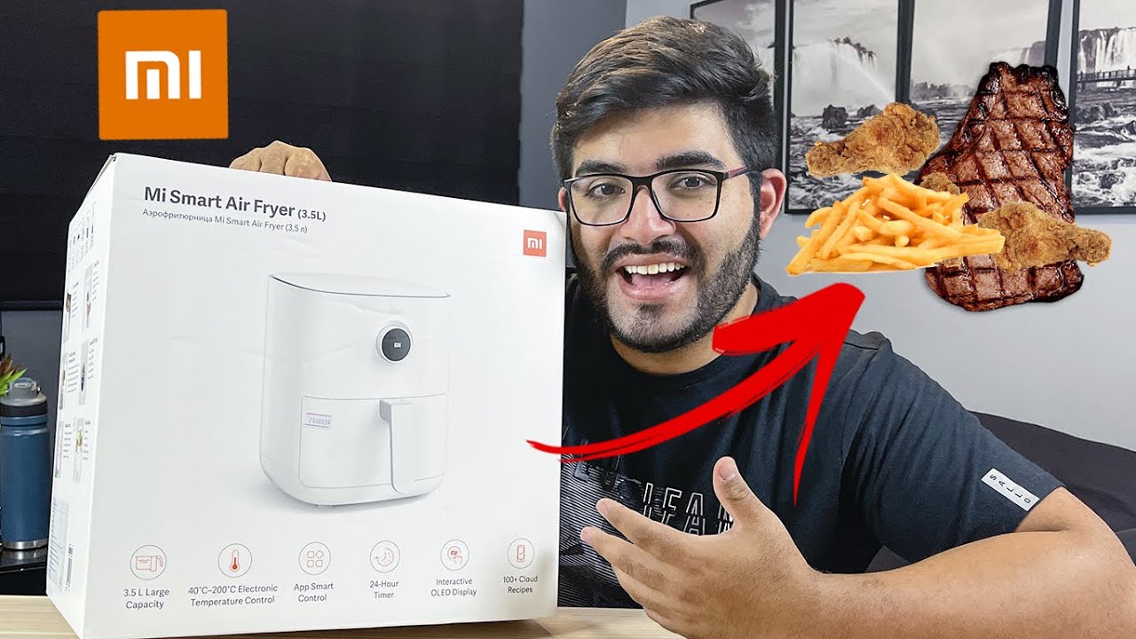 CHEGOU! Nova AirFryer WIFI da XIAOMI QUE FUNCIONA COM ALEXA! 😳😍