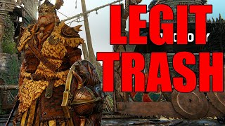 D-Tier Warlord Is Truly The Shttiest Character In The Game... For Honor Warlord