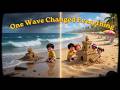 One Wave Changed Everything 🌊 | Heartwarming Kids Story | No Dialogue Animation