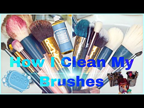 How I Clean My Brushes [Chrissy Nicole]