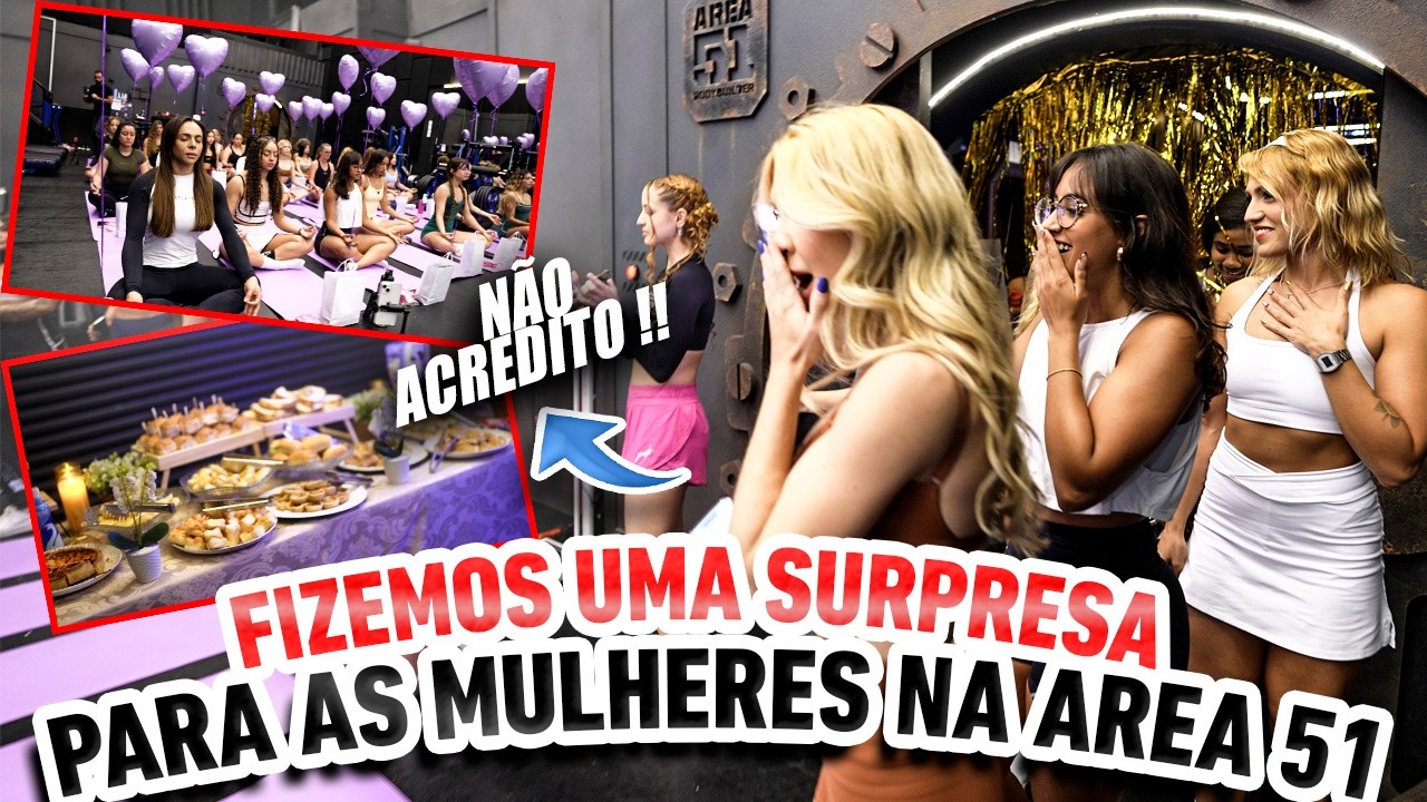 FIZEMOS UMA SURPRESA PARA AS MULHERES NA AREA 51 !!!