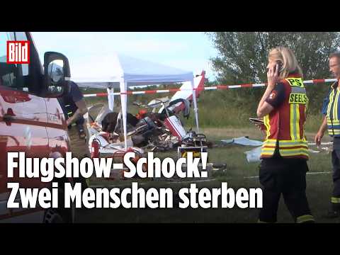 Weinheim: Zwei Tote! Sportflieger stürzt bei Flugshow ab