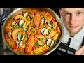 Spanish Paella【西班牙海鲜饭】简单又美味！一定要分享的美味 Recipe Eng sub