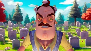 ШОУ ПРИВЕТ СОСЕД!ВАСИЛИЧ ЖИВЁТ НА КЛАДБИЩЕ!ИГРА HELLO NEIGHBOR MOD KIT ПРОХОЖДЕНИЕ STREET NUMBER 11!