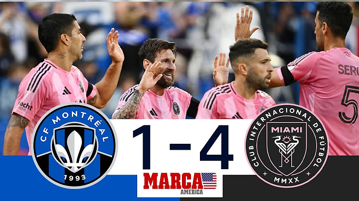 ¡Doblete de Messi en la victoria! | Montreal 1-4 Inter Miami | RESUMEN | MLS