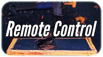 Sledgehammer vs Remote Control in Slow Motion! - SLEDGE