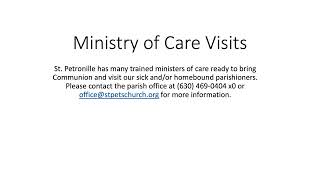 St. Petronille LiveStream - Mass, Saturday 8:00 AM, March 28, 2026, Lenten Weekday.