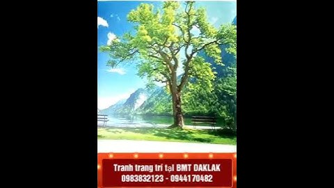 Tranh dán tường bmt Daklak