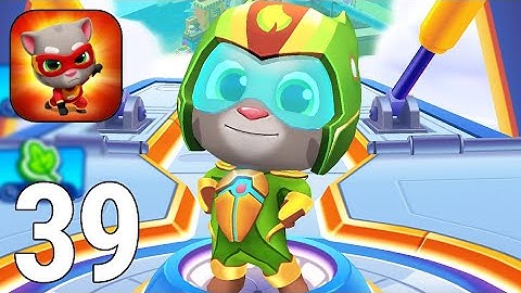 Talking Tom Hero Dash Gameplay Walkthrough Part 39 - Planet Power Tom [iOS/Android Games]