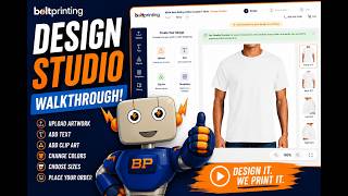 How to Design Custom T-Shirts Online | Bolt Printing Design Studio Walkthrough