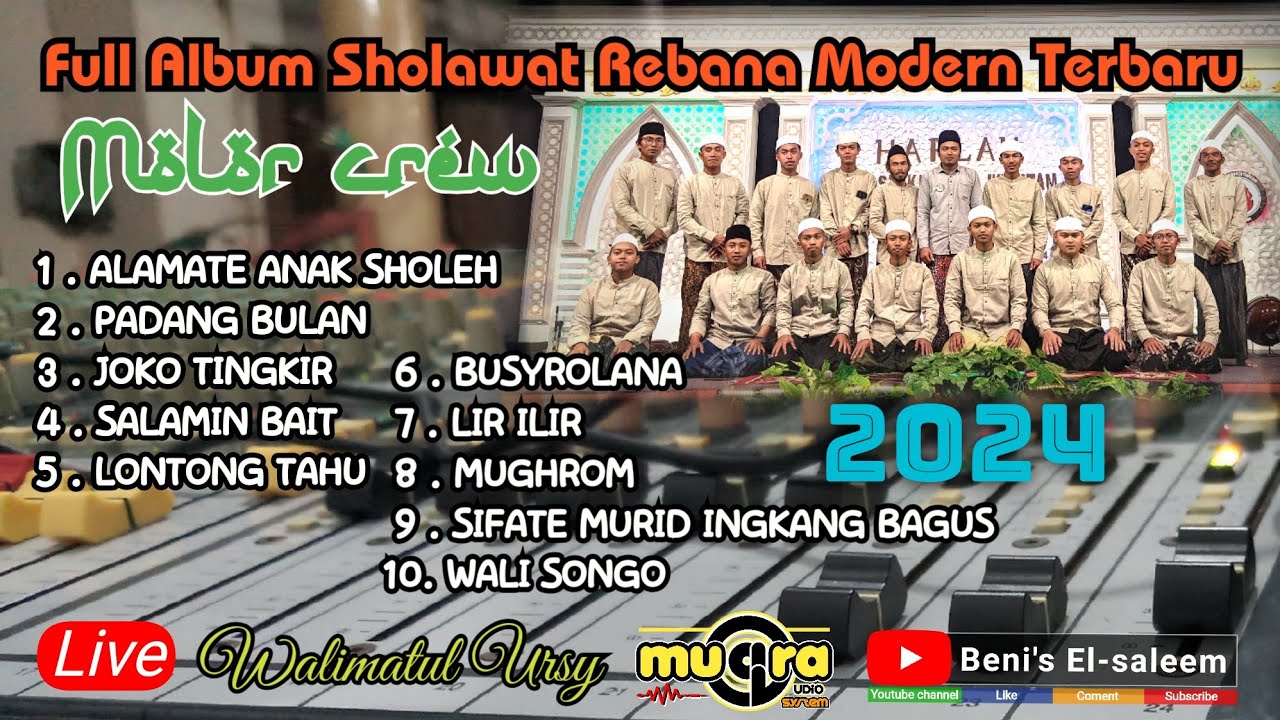 FULL ALBUM SHOLAWAT REBANA MODERN TERBARU MOLOR CREW