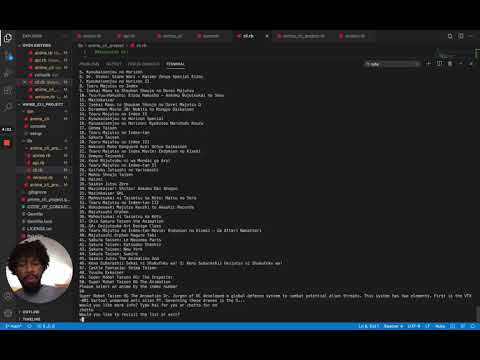 FlatIron school Anime CLI Project